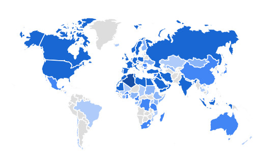 Carte Monde OCRC
