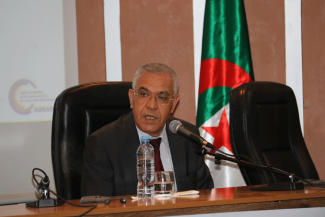 السيد عبد الرشيد طبي، وزير العدل حافظ الأختام